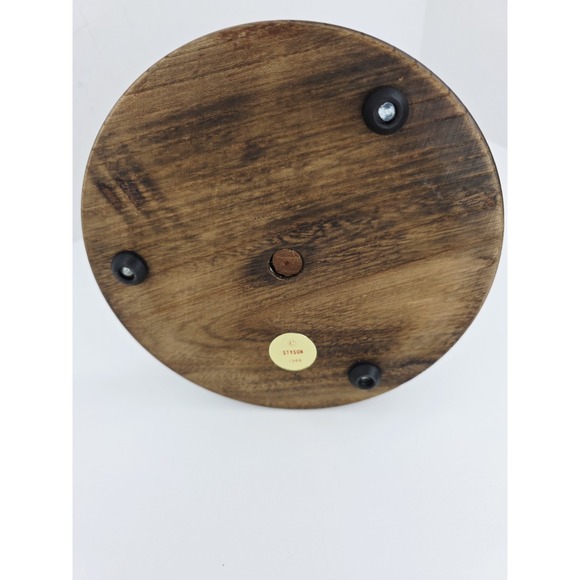 Vintage 1968 Styson Wood Stand For Vinegar And Oil Bottles **Stand‎ Only** - Picture 3 of 5